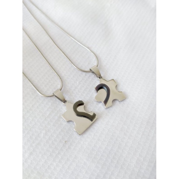 Kalung Couple Titanium Titanium Kalung Soulmate