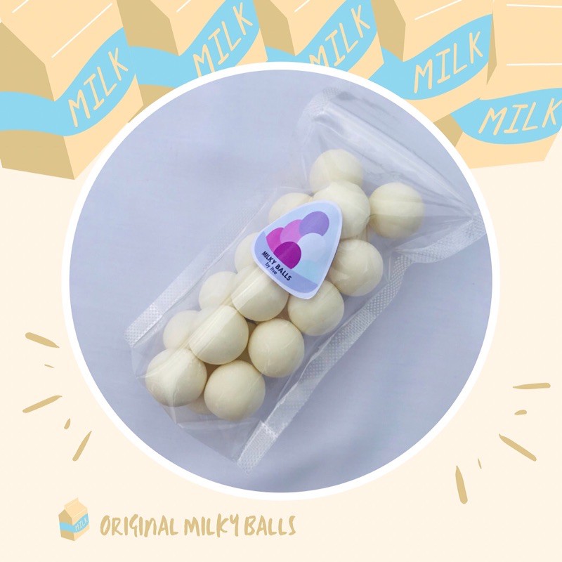 

Wiselycious Milky Balls Cemilan Bola Susu Original Vanilla