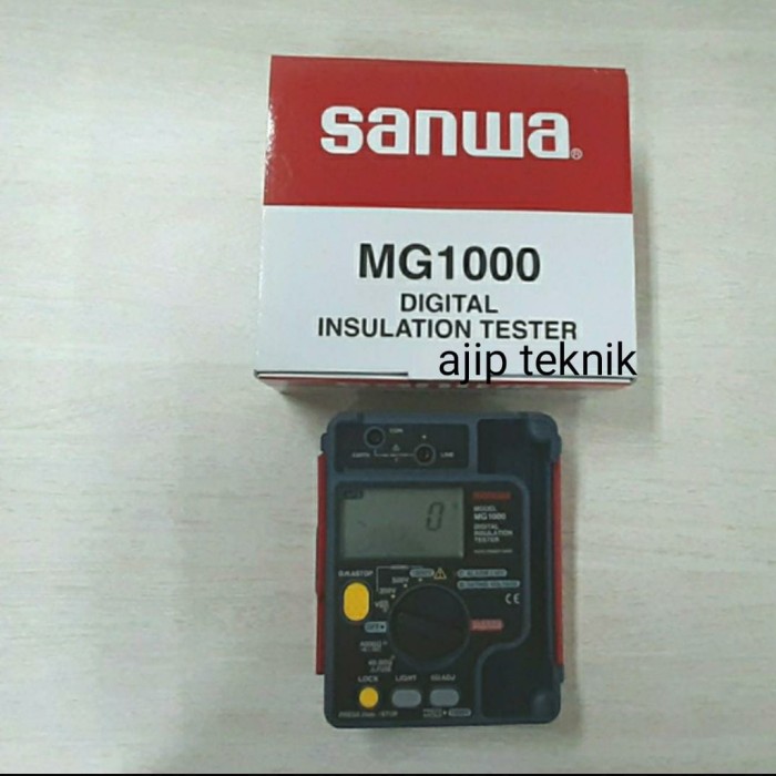 SANWA MG1000 DIGITAL INSULATION TESTER MEGGER 1kV MG-1000 ASLI