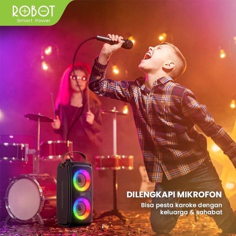 Robot RB490 Karaoke Bluetooth 5.0 Speaker with Microphone