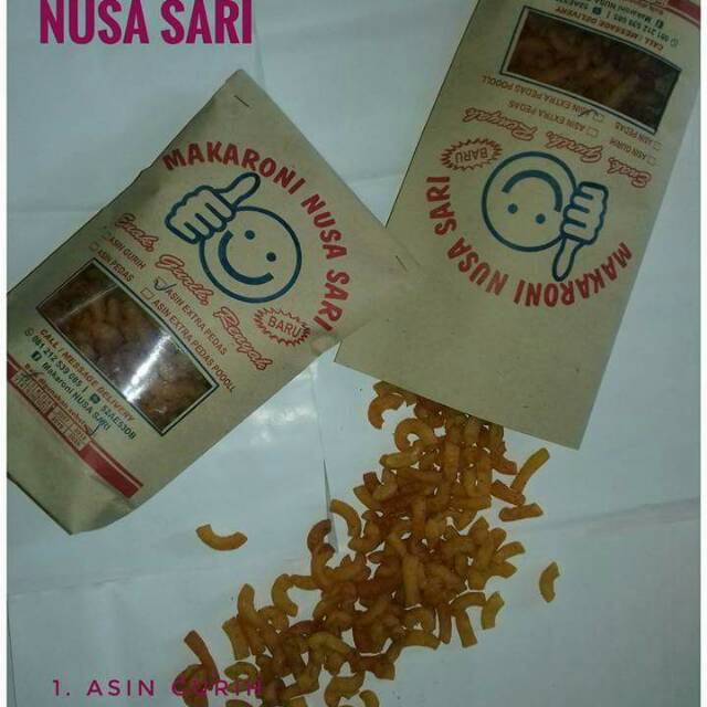 

Makaroni dan seblak kering Nusa sari