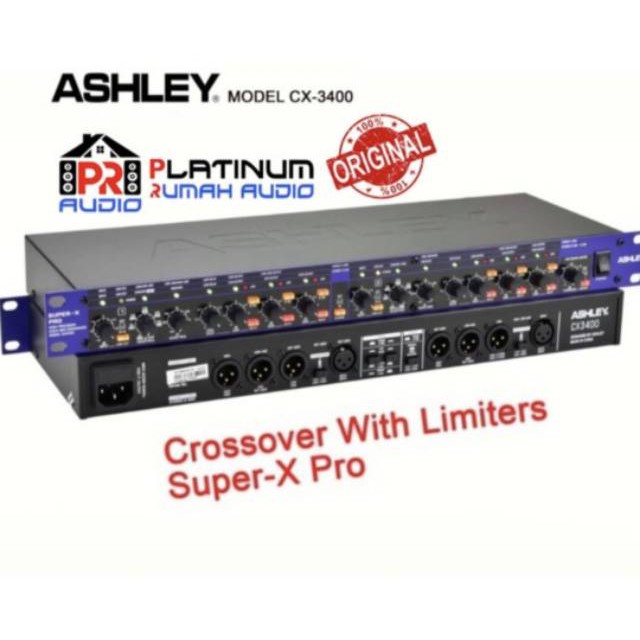 PROMO MURAH Crossover  ASHLEY  CX-3400 / CX3400 / CX 3400 ORIGINAL  With Limiters  Best Seller 