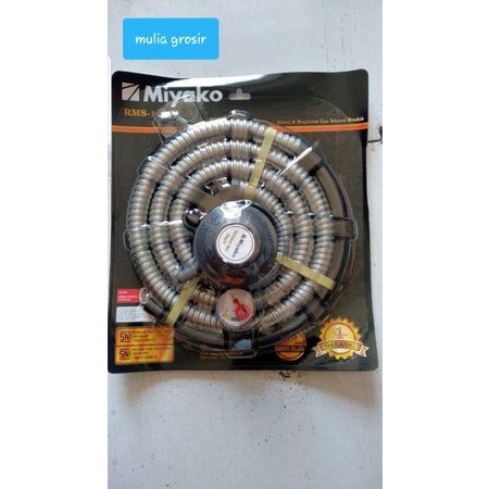 Selang Gas Miyako + Regulator Meteran / Selang Miyako