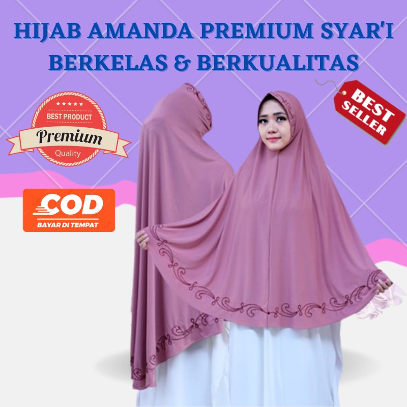 Hijab Jumbo Jersey Bordir Hijab Pet Jumbo Jersey Khimar Jumbo Jersey Jilbab Syari Jumbo