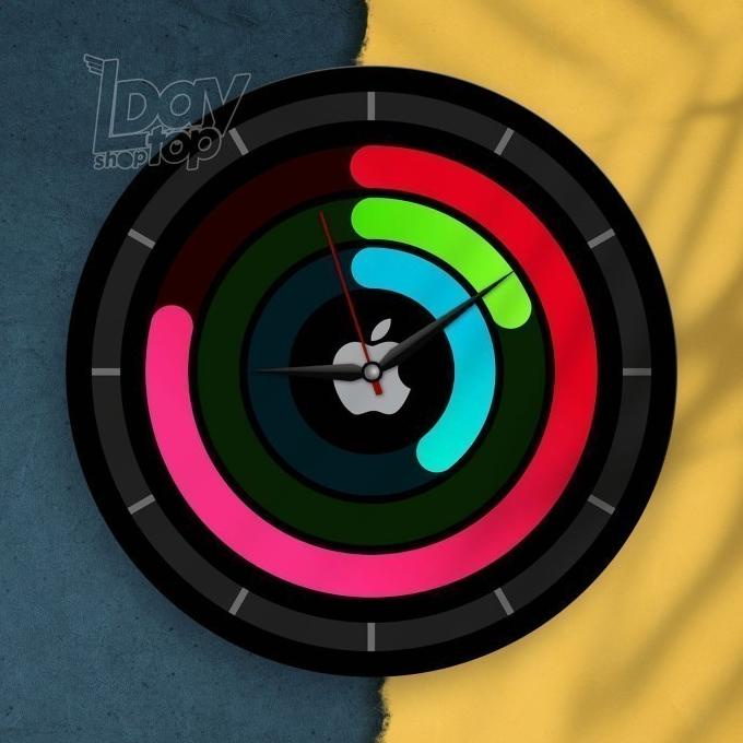 Apple Watch Jam Dinding Cantik Apple Watch Kayu Unik