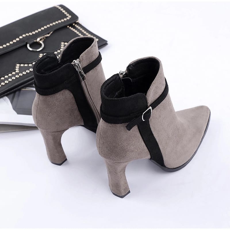 ✅PINKEY P029 Sepatu Boots Heels Import Murah Wanita Terkini Flat Korea Terlaris Populer