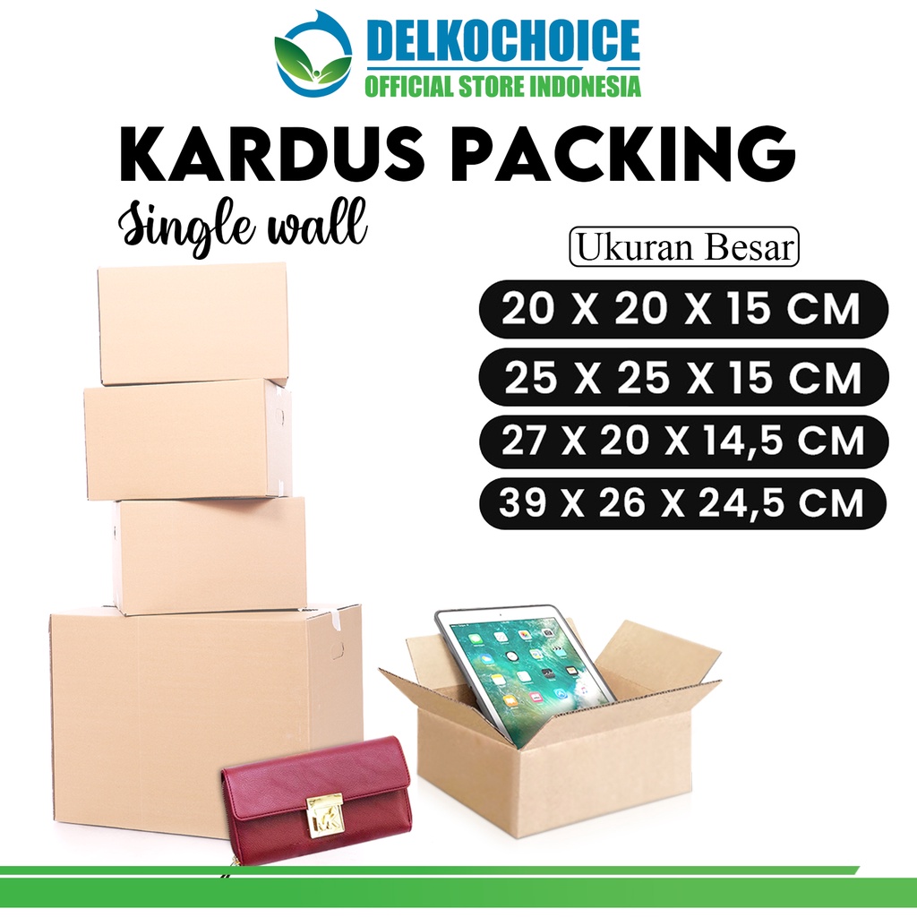 

KARDUS PACKING LARGE KARTON BOX DUS BESAR KOTAK PACKAGING POLOS TEBAL RUSFET PREMIUM