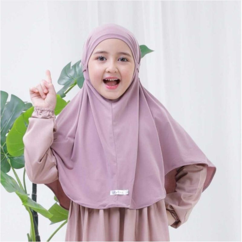 Hijab Anak Bergo Premium / Hijab Tasya Bergo Anak Bergo Maryam Anak / Jilbab Anak Bergo 4-7th