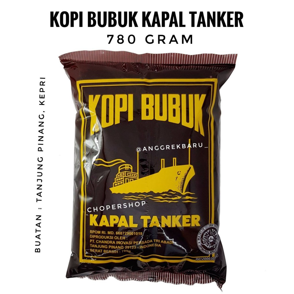 

Kopi Bubuk Kapal Tanker 780gram