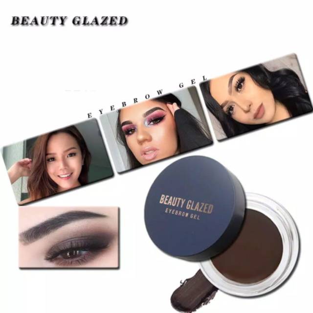 BEAUTY GLAZED Long-lasting Easy Wearing Eyebrow Gel with Brush Eye Makeup Cosmetics