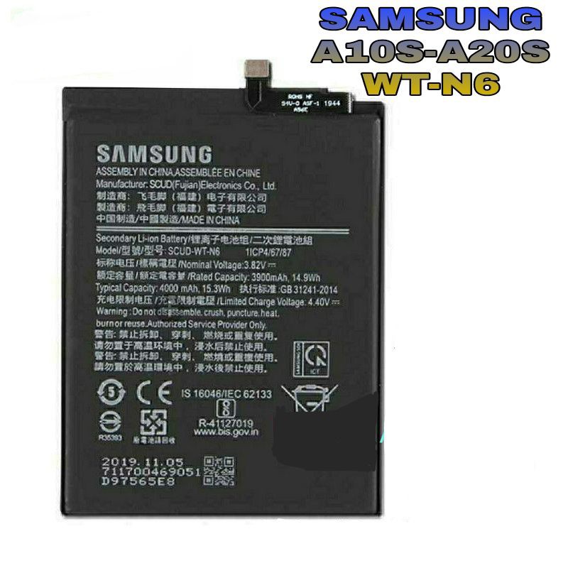 Baterai Samsung A10S A 10S  - A20S A 20S - SCUD-WT-N6 Batrai Hp Batre Handphone Batere Battery
