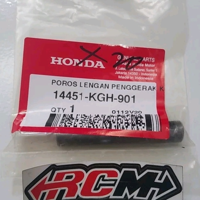 LENGAN POROS PENGGERAK SHAFT AS PEN TEMLAR TEMPLAR PELATUK KLEP CS-1 CS1 CS 1 SONIC 125 ORI ORIGINAL