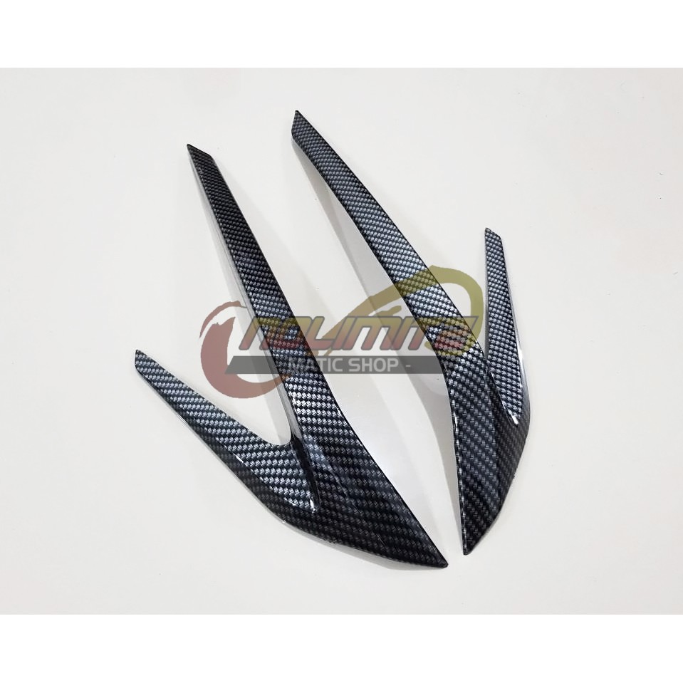 Cover Tutup Garnis Lis Alis Lampu Depan NEMO Carbon Vario 125 150 2018