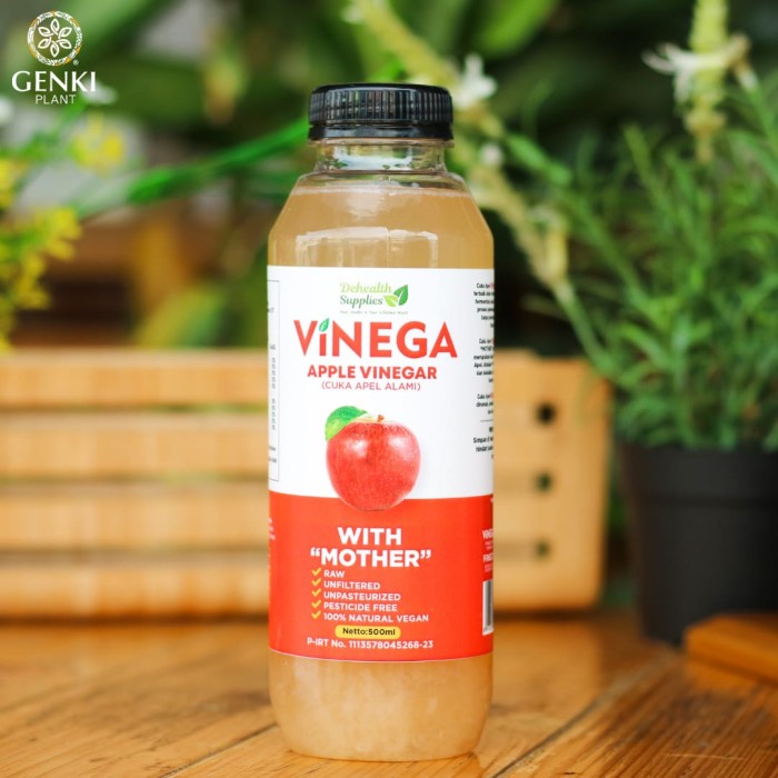 

Jual Vinega Apple Cider Vinegar (With The Mother) - 500 Ml