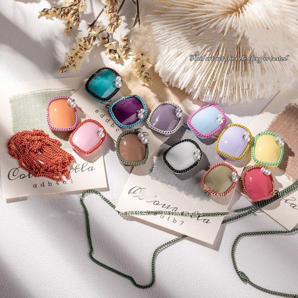 Mxbeauty Nail Art Rantai Gadis 50 cm Kuku Kecantikan Manicuring Nail Perhiasan Hiasan Kuku