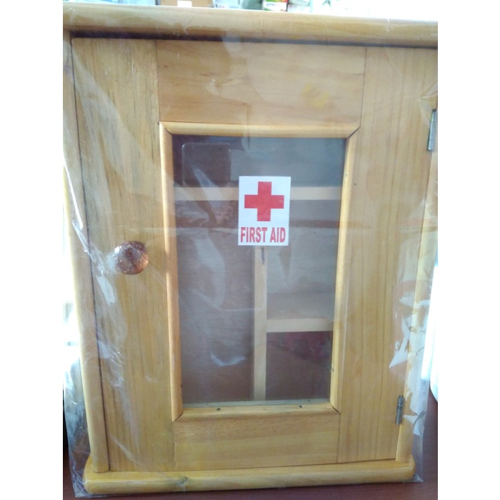 Kotak Obat Kayu Kotak P3K Medium