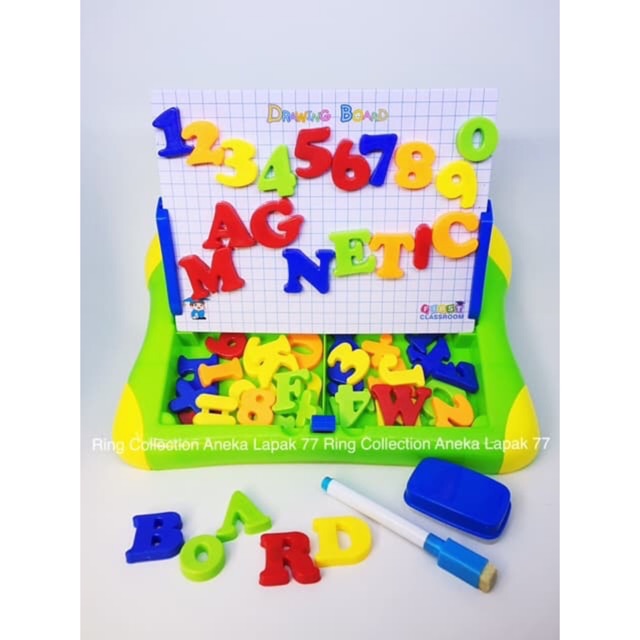 magnetic learning case papan tulis magnet mainan edukasi