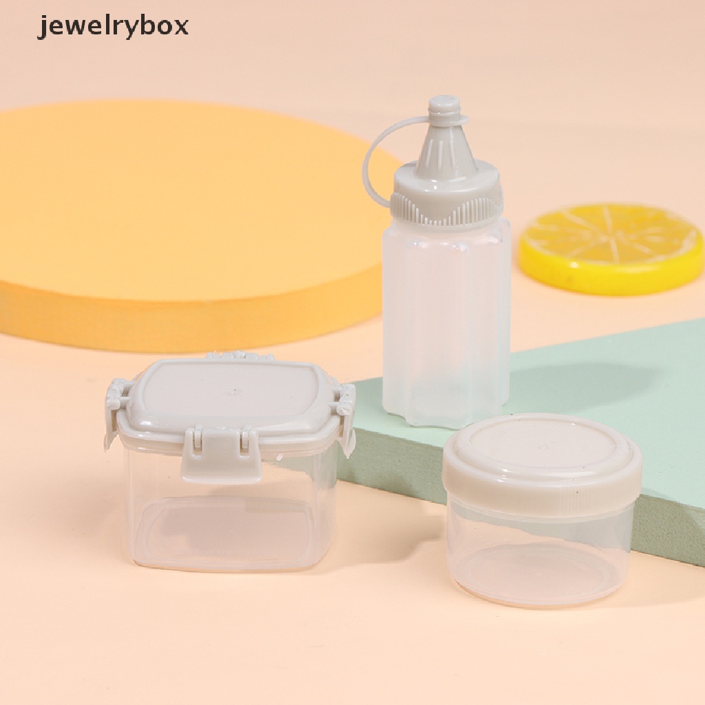 4 Pcs / set Botol Wadah Bumbu Saus Salad Mini Model Remas