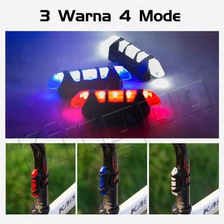 Lampu Sepeda / Lampu Belakang Sepeda LED Bisa di Charger USB Tail Light Rechargeable