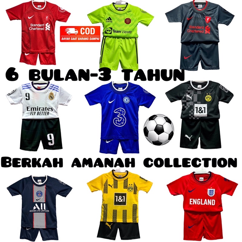 JERSEY BOLA ANAK TERBARU/STELAN BAJU BOLA ANAK TERMURAH