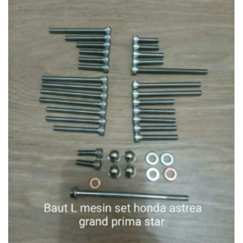baut L mesin set honda astrea grand prima star