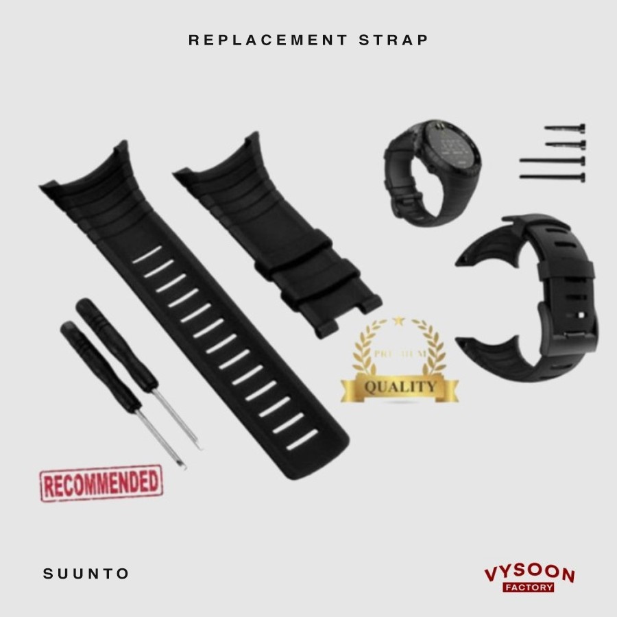 Strap Tali Karet Rubber Suunto Core Premium Quality