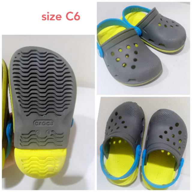 crocs c6 size