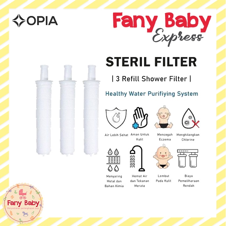 OPIA STERIL FILTER ( 3 REFILL ) SHOWER FILTER