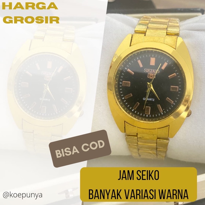 [COD] Jam Tangan Rantai Emas Couple Pasangan Keren import murah