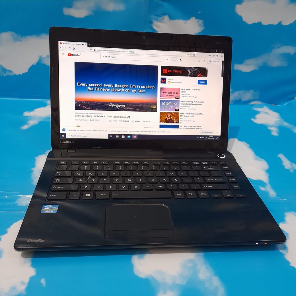 PROMO LAPTOP LEPTOP 2 JUTAAN 2JUTAAN BEKAS SEKEN MURAH SECOND TOSHIBA CORE I3 RAM 4GB 4 GB BERKUALITAS