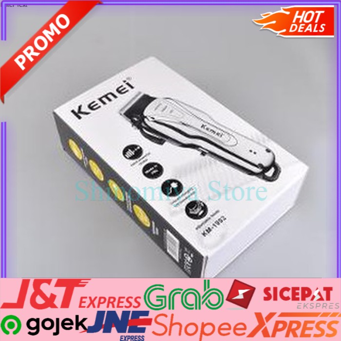 KEMEI ALAT MESIN CUKUR RAMBUT CHARGE||HAIR CLIPPER KETAM RAMBUT PANGKAS||BARBERSHOP SALON SENDIRI