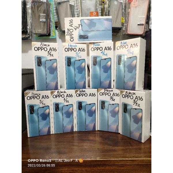 OPPO A16 RAM 4/64GB GARANSI RESMI _BARU ORIGINAL