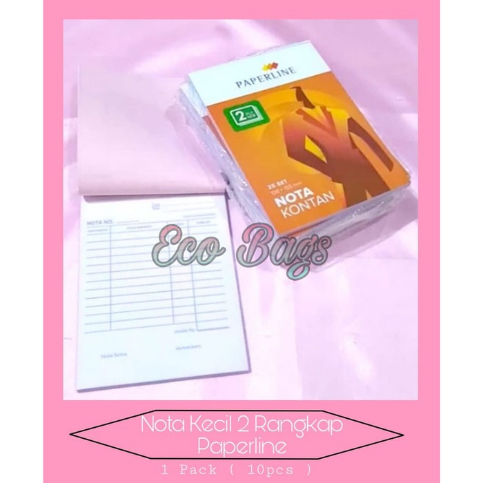 

Nota 2 ply/Nota Kontan 2 ply Paperline/Buku Nota Kecil 2 ply Paperline