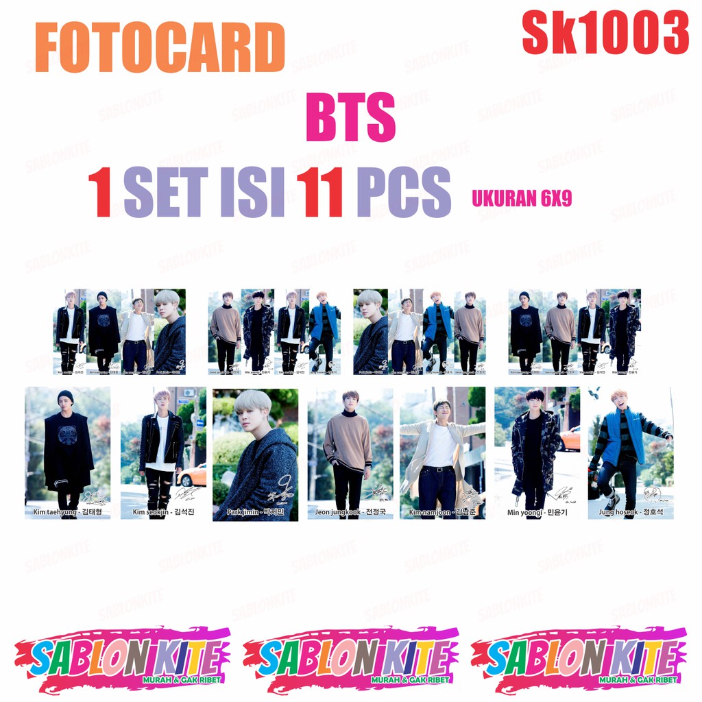 MURAH!!! FOTOCARD KPOP MEMBER SK1002