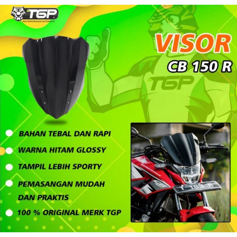 Aksesoris CB 150R / Variasi CB 150R / Visor CB 150R / Visor TGP
