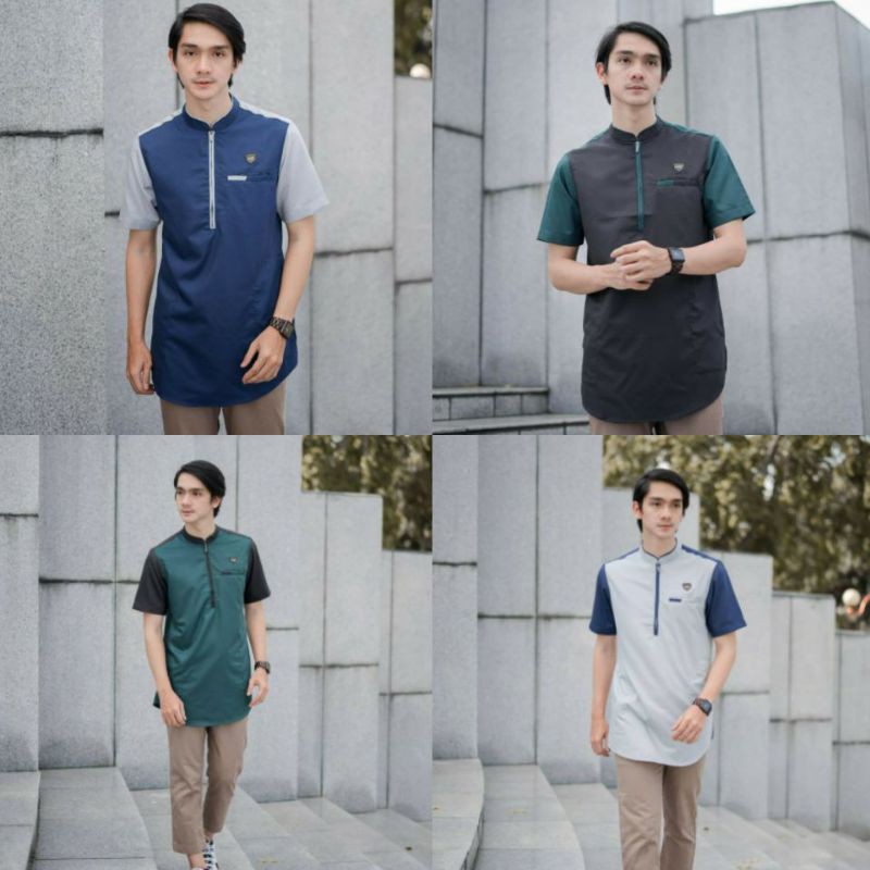 KOKO KURTA RESLETING DEPAN LENGAN PENDEK