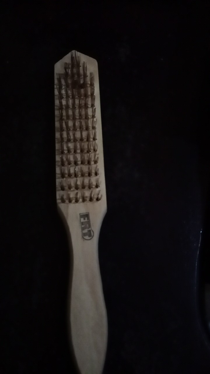 Sikat Kawat Baja Gagang Kayu 6 Baris Frt