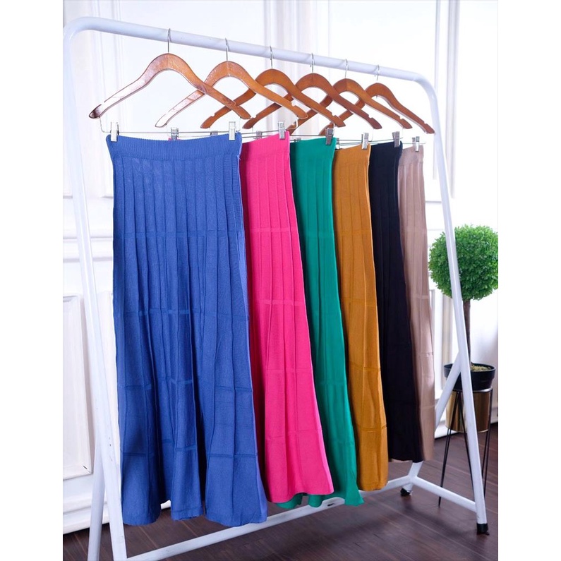 ROK RAJUT BAHAN PREMIUM  BANGKOK BKK, ROK RAJUT MAXI