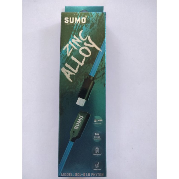 SUMO KABEL DATA USB ZINC ALLOY SCL-010 PHYTON ORIGINAL