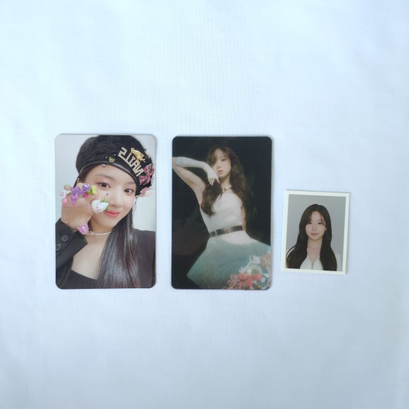 [BOOKED] NMIXX PHOTOCARD JIWOO HAEWON LENTI ID BLIND PACKAGE LIMITED