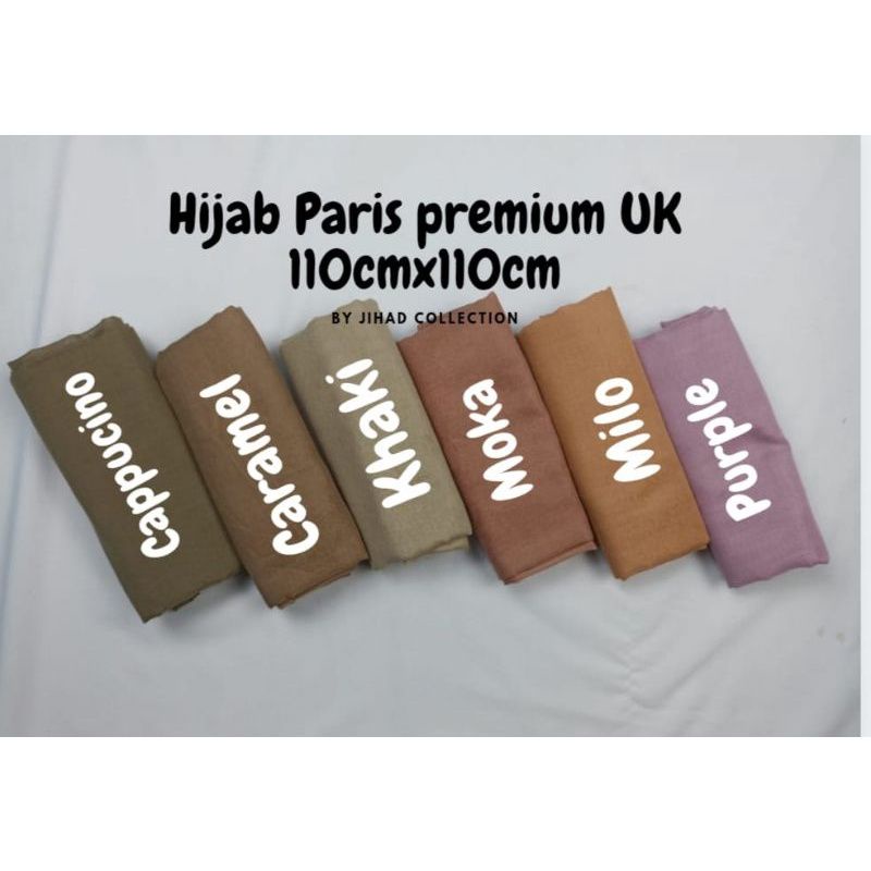 segi empat  Paris premium anti letoy katun voal jait tepi