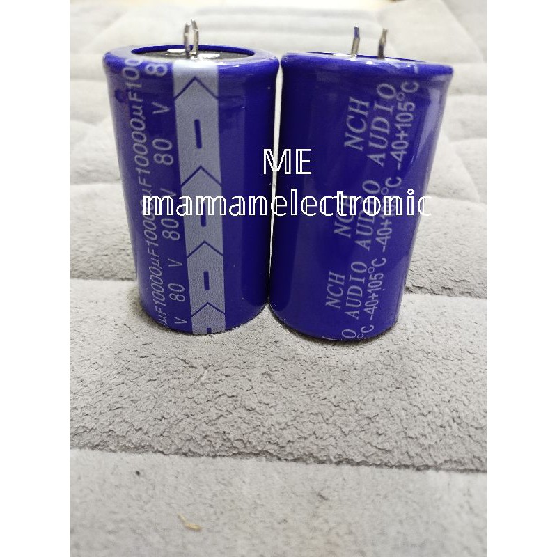 Elco Capacitor 10000Uf 80V NCH / Elco Kapasitor 10000uf 80V NCH