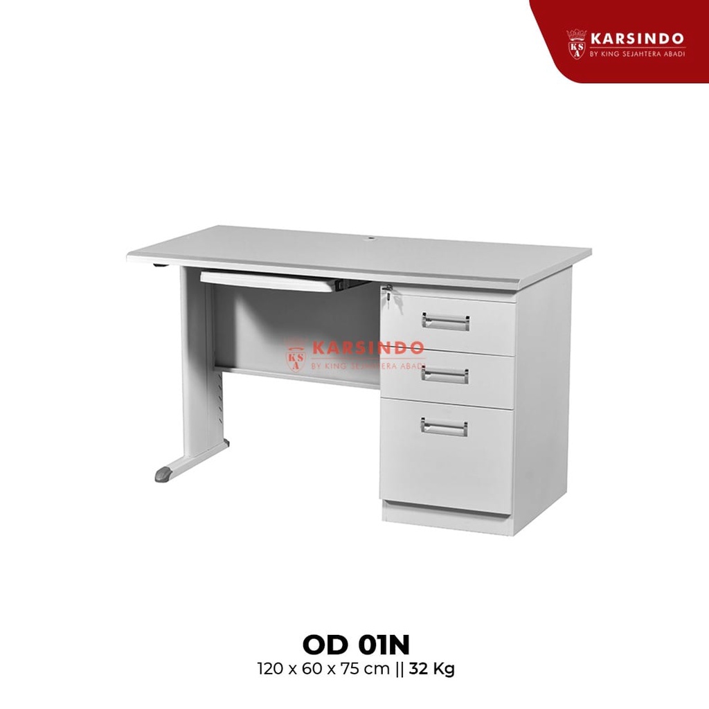 Meja Kantor Besi / Meja Belajar / Meja Kerja OD-01N