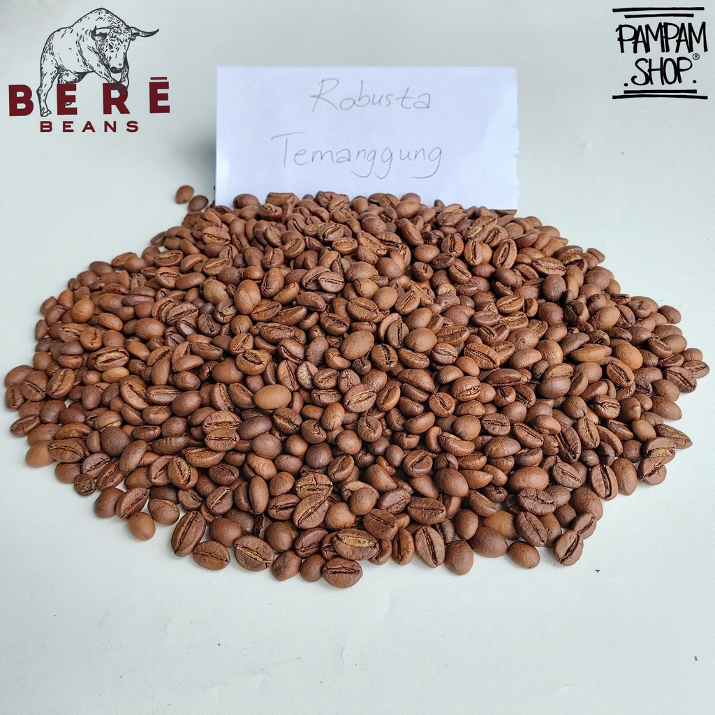 Kopi Robusta Temanggung Jawa Tengah Indonesia 100 GRAM Biji Bubuk Coffee Beans Giling Bean Tubruk