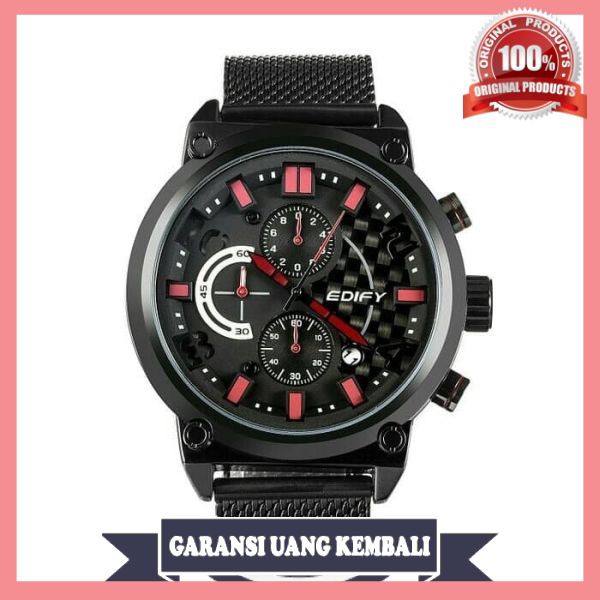 Jam Tangan Pria Edify Original Rantai Pasir Simple