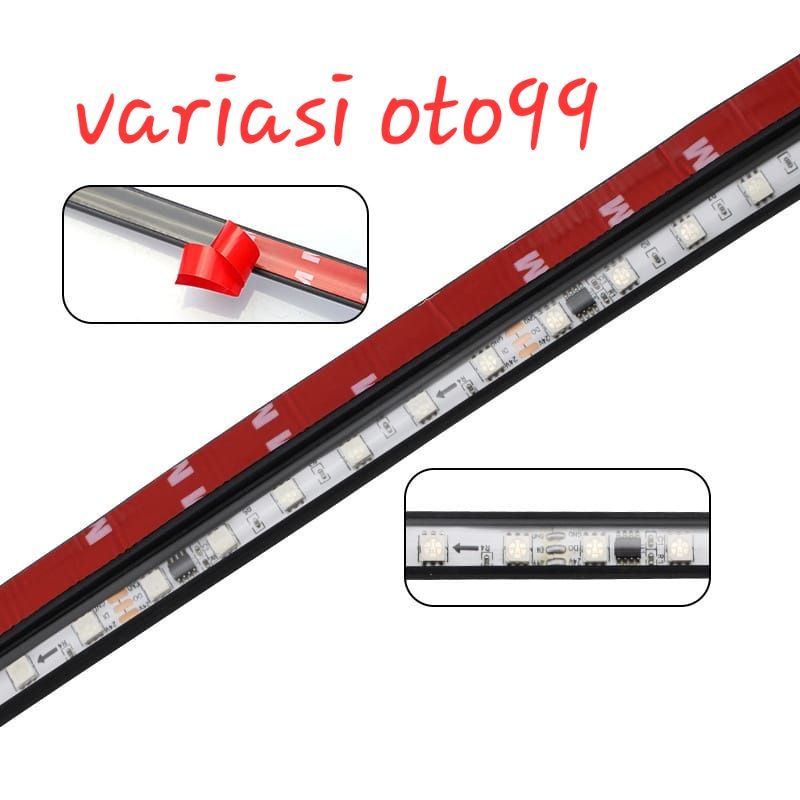 Lampu LED Strip Variasi Kaca Runing Canter Net Light 24Volt Untuk truck Bus 1.5m Dan 2Mwter