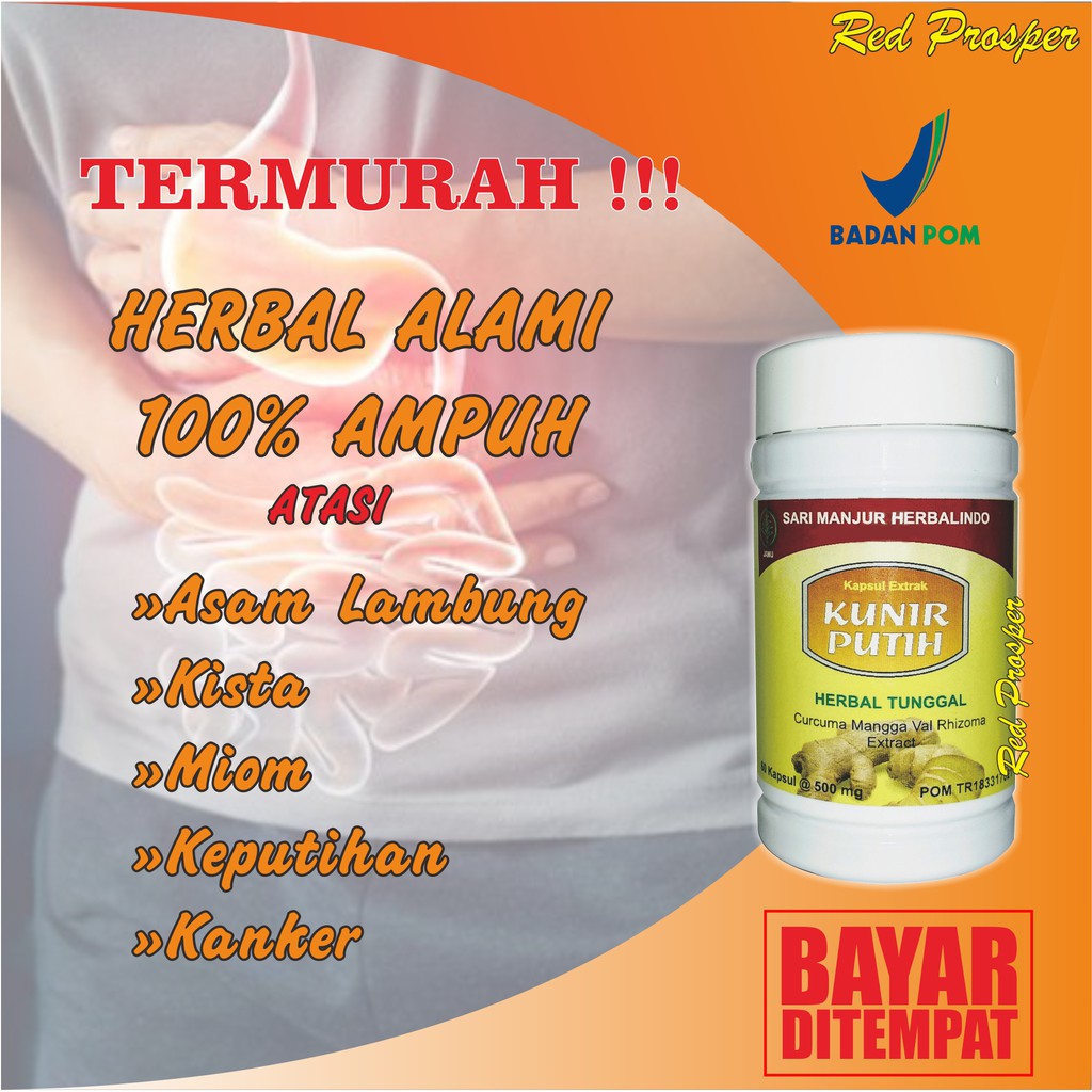 Kunir Putih Kunyit Putih Kapsul Obat Asam Lambung Kunir Putih Kunyit Putih Kapsul Obat Asam Lambung