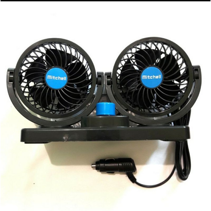 Kipas angin mobil murah double headed fan / Kipas angin MIni Portable / Kipas Angin Portable [KK]