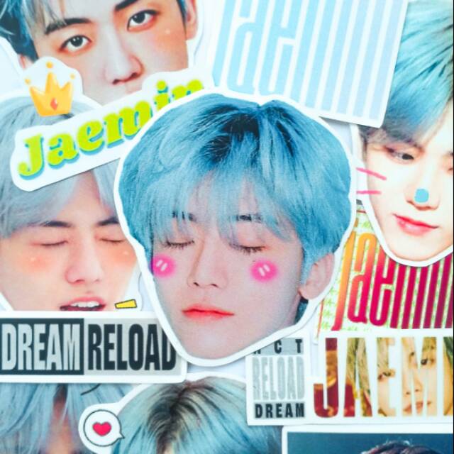 

Jaemin NCT Dream Waterproof Sticker Pack include 18pcs aesthetic korean candy smoothie vintage