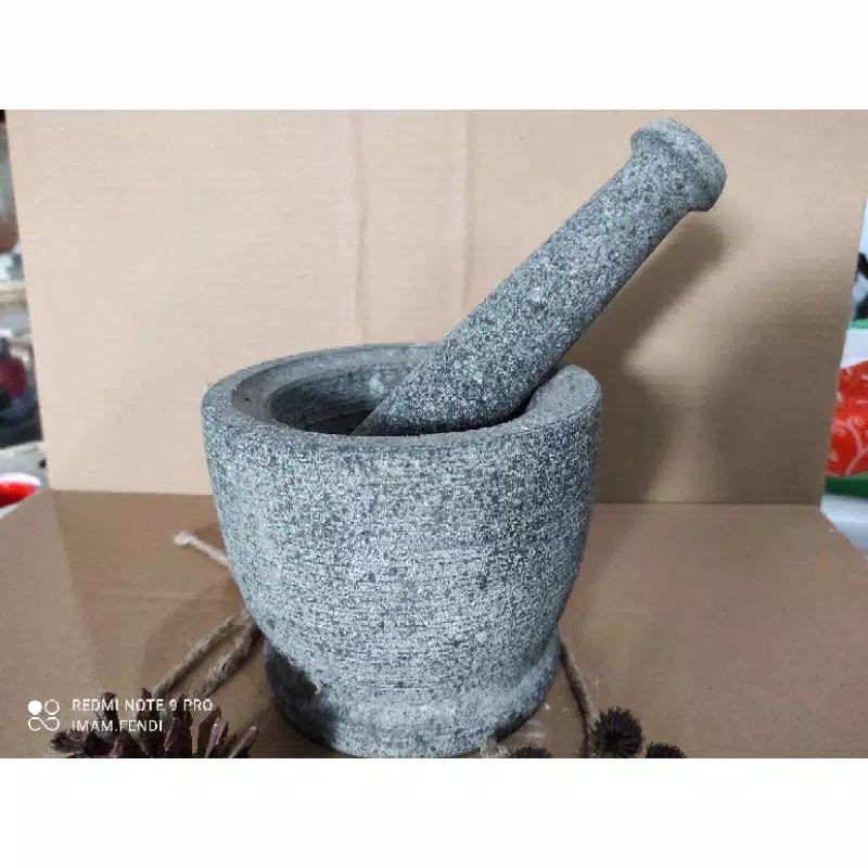 lumpang tanpa alu batu asli